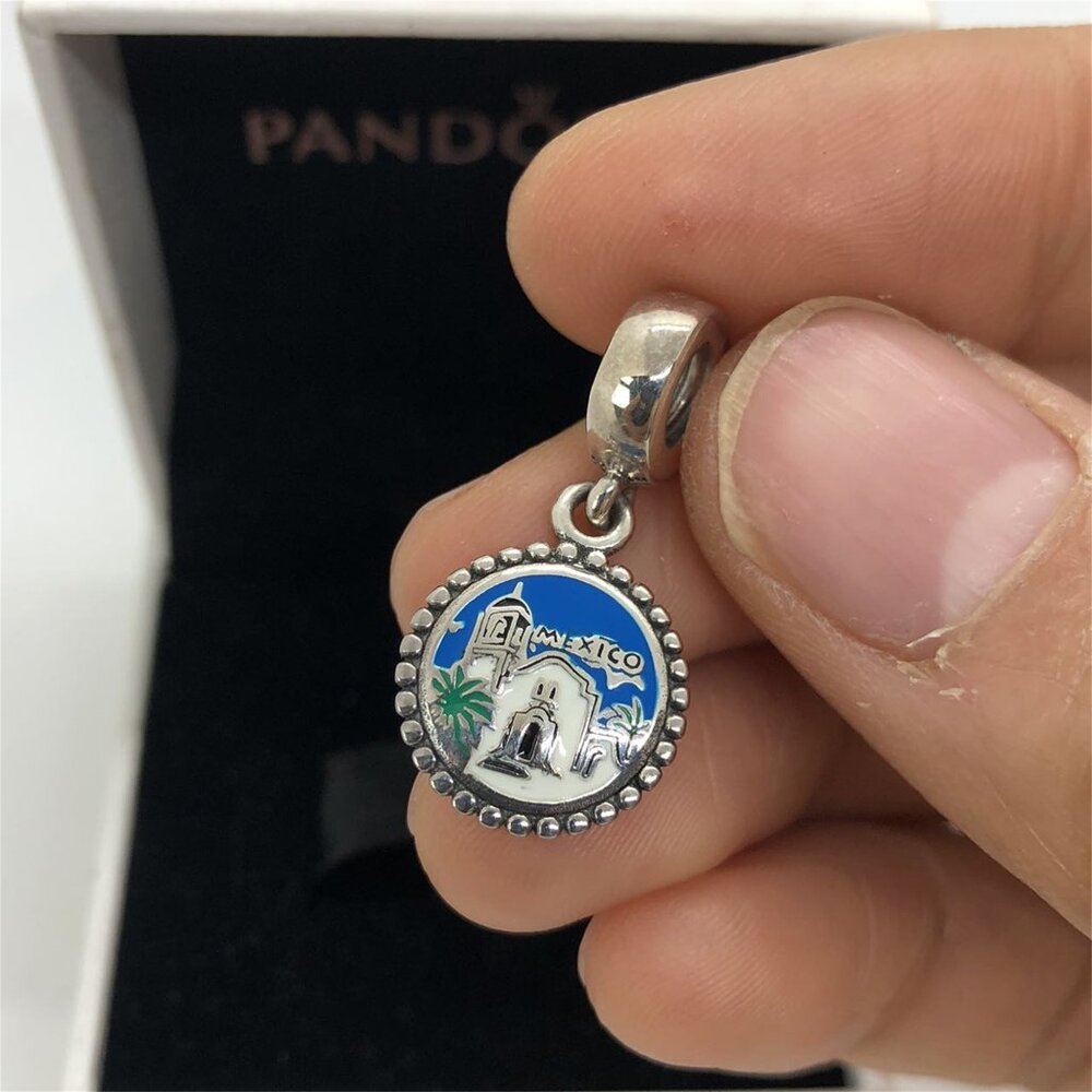 ✨🔥Pandora Mexico Dangle La Catedralde Mexikokirche Destination Charm